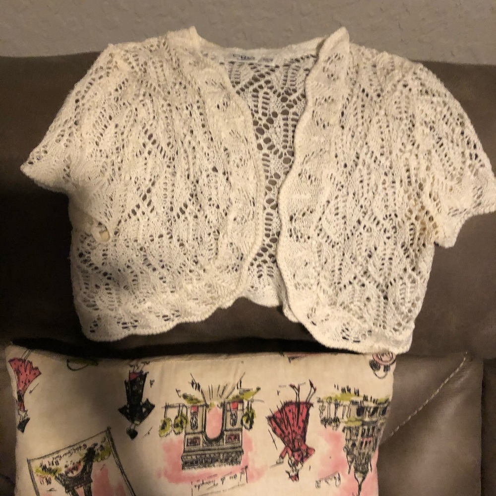 Lace dress sweater
